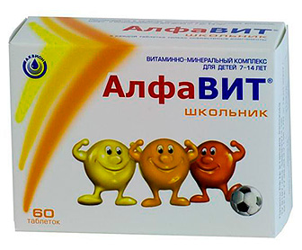 Витаминный препарат Алфавит Школьник